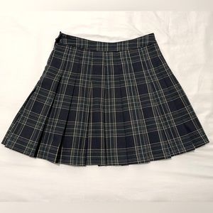 Forever 21 Black and White Plaid Mini Skirt